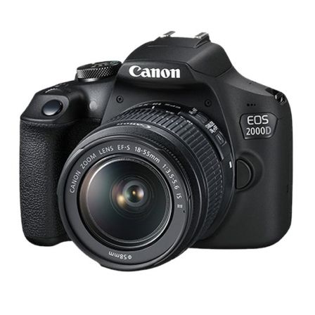 Canon EOS 2000D con Objetivo EF-S 18-55mm IS II